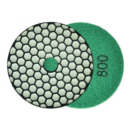 GEKO gyémánt csiszoló polírozó korong, 100 mm-es, GR 800