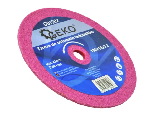 GEKO tartalék tárcsa láncfűrész élezőkhöz, 100 x 10 x 3,2 mm