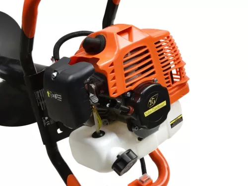 GEKO benzines talajfúró 1.4kW, adapterrel 50 cm, fúrószárakkal 10, 20, 30cm