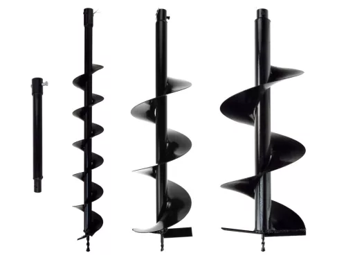 GEKO benzines talajfúró 1.4kW, adapterrel 50 cm, fúrószárakkal 10, 20, 30cm