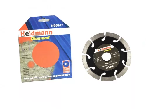 Heidmann gyémánt vágókorong 125 x 10 x 22,2 mm