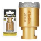 Keltin gyémánt körkivágó 35 mm, sarokcsiszolóra M14 menettel
