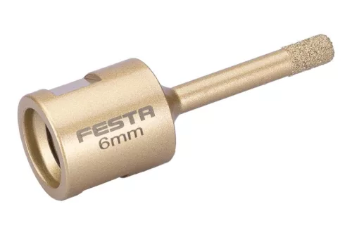 Festa gyémánt körkivágó 6 mm, sarokcsiszolóra M14 menettel, értékcsökkentett