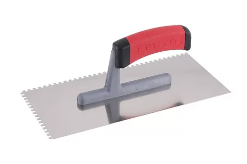 Festa profi fogazott rozsdamentes glettvas, soft nyéllel, 280X130 mm, E4 mm