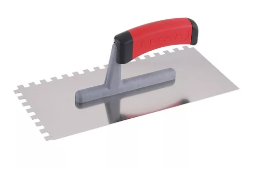 Festa profi fogazott rozsdamentes glettvas, soft nyéllel, 280X130 mm, E8 mm