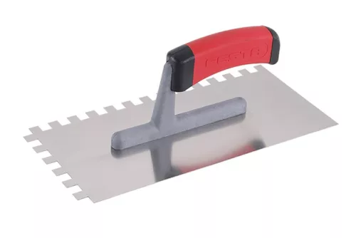 Festa profi fogazott rozsdamentes glettvas, soft nyéllel, 280X130 mm, E10 mm
