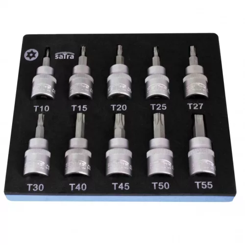 Satra torx dugófejkészlet szerszámos kocsiba, 3/8"