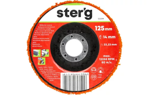 Sterg narancssárga négertárcsa 125 x 14 x 22,2 mm