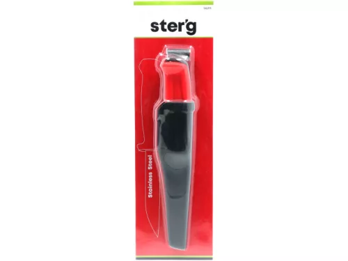 Sterg kés tokkal 215 mm, rozsdamentes acélból