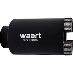 Waart gyémánt koronafúró 52X75 mm, M22