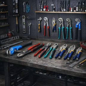 Vízpumpafogók, csőfogók, állítható, bádogos, általános fogók